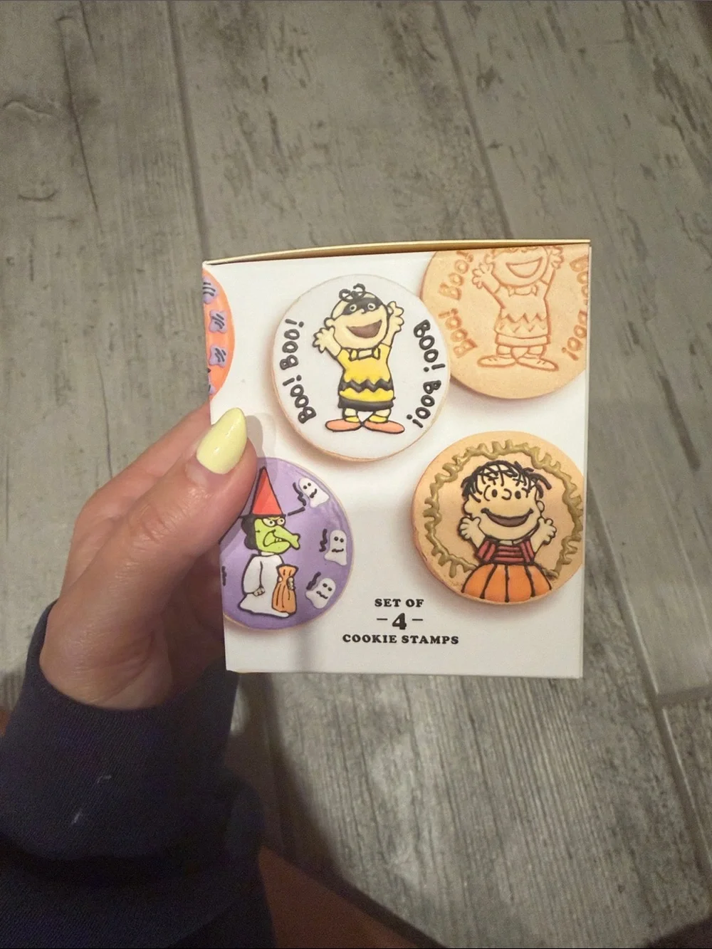 NWT Peanuts Cookie Stamp Set The Great Pumpkin - Williams Sonoma